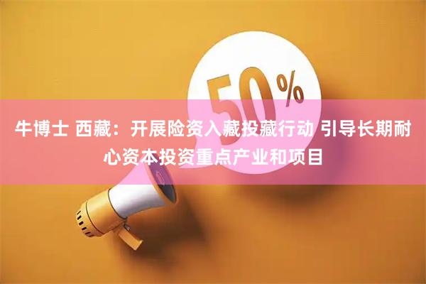 牛博士 西藏：开展险资入藏投藏行动 引导长期耐心资本投资重点产业和项目